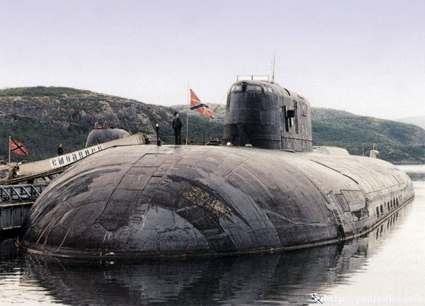 Атомный ракетоносец 949 А проекта в базе
