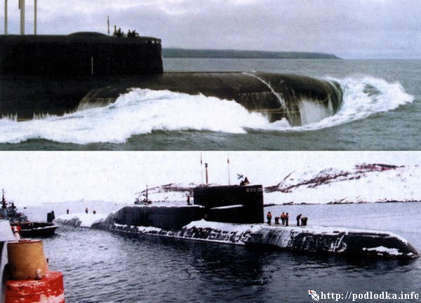 РПК СН проекта 667 Б. Выход в море. В базе.