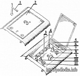 Выгородка спасательных устройств подводной лодки